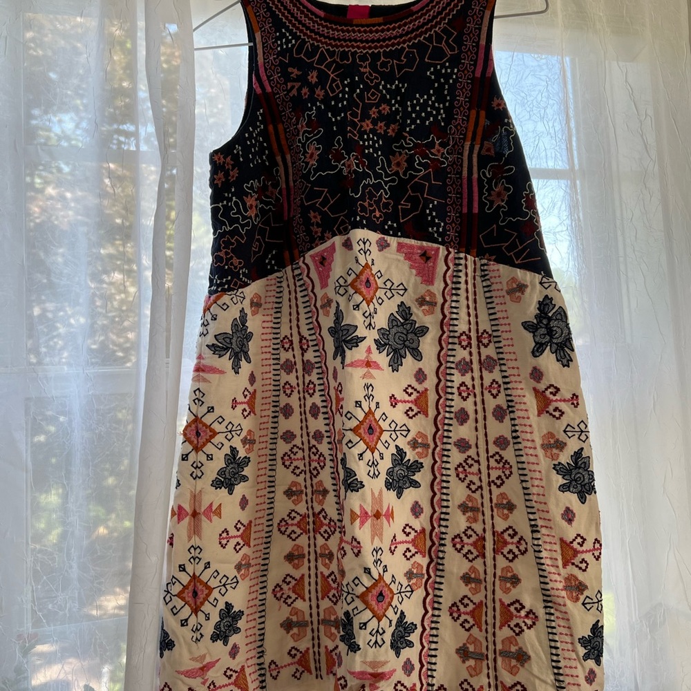 Anthropologie mini dress.